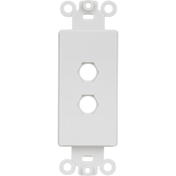 Main product image for Audtek WP-2B Decora Type Insert Two Hole White 261-355